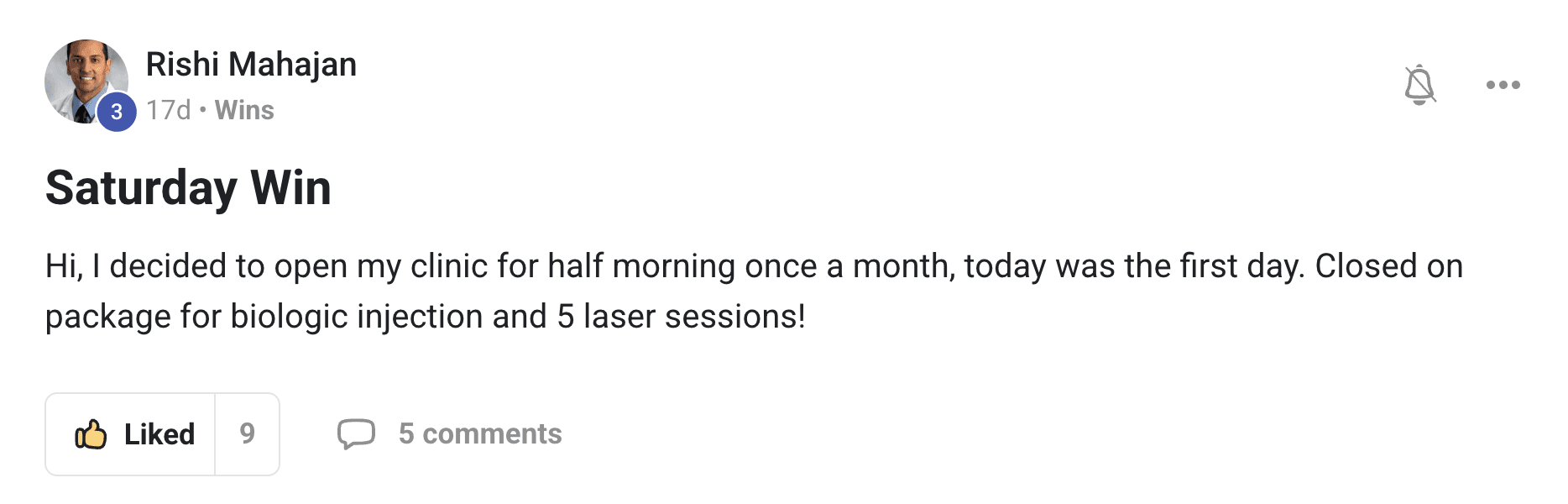 Screenshot: Rishi M., Closed the case he thought was impossible.